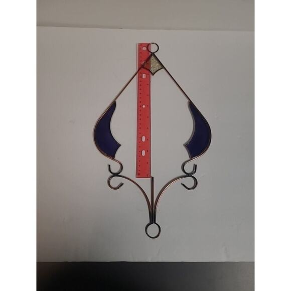 Suncatcher Abstract Design with Purple & White Open Design - Picture 5 of 5